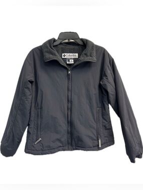Columbia Core Interchange Women’s Gray Winter Jacket Full Zip Size XL